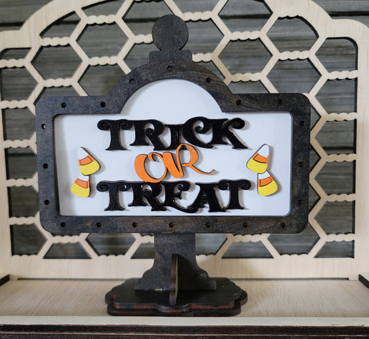 Banister Post Add-On-Halloween, spooky, Sanderson sisters, trick or treat